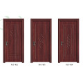 Modern Style Red Brown Colour MDF Door